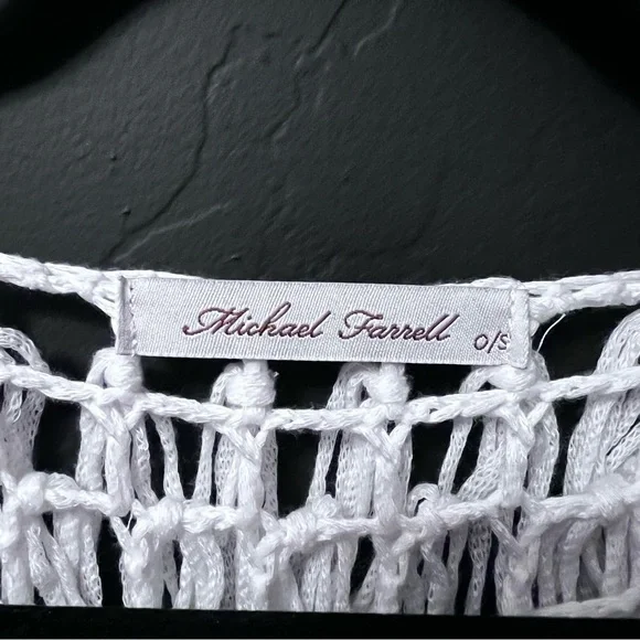 Michael Farrell women vest crochet Size:S Color white Boho, Festival, Summer - Picture 7 of 11